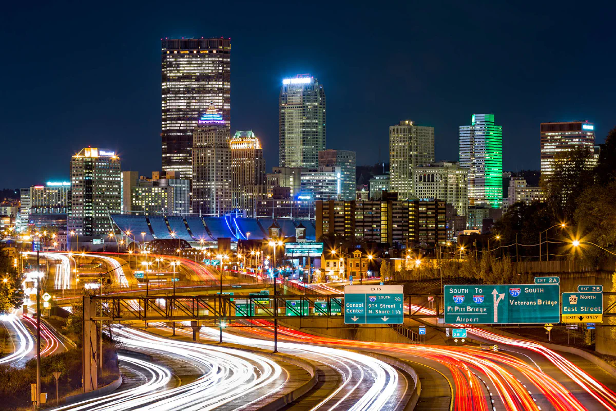 An image for I-279 Reversible HOV Lane